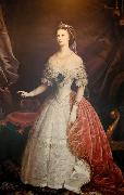 unknow artist Portrait of Empress Elisabeth of Austria-Hungary Spain oil painting artist